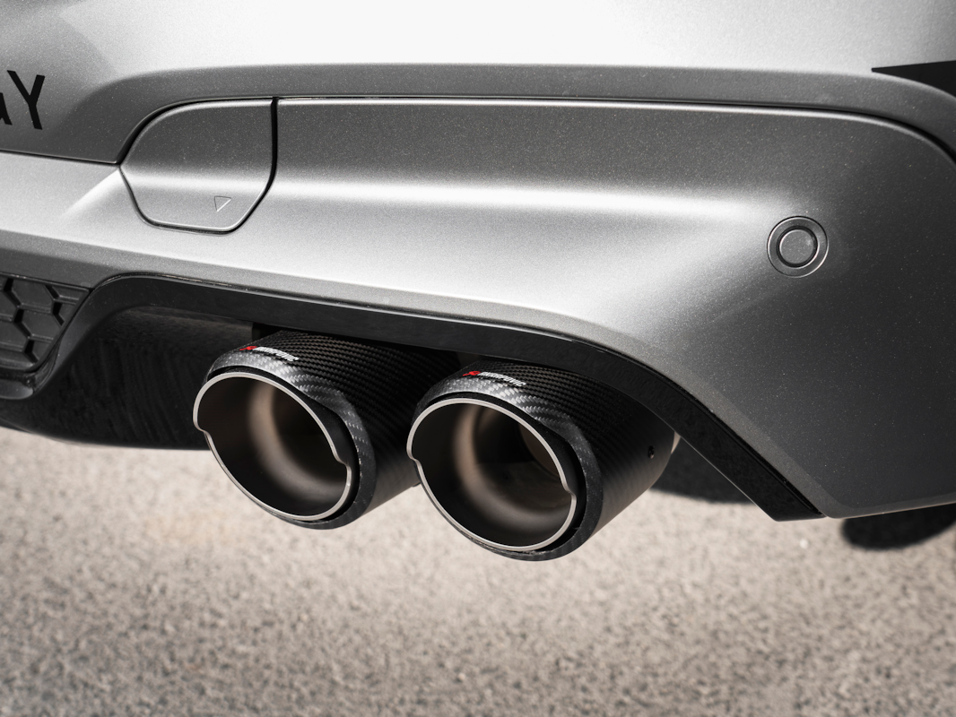 Akrapovič Carbon Tail Pipe set voor X3M (F97)-OPF/GPF