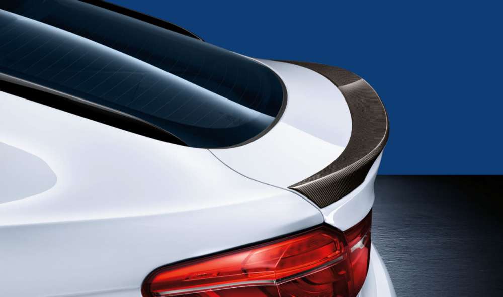 BMW M Performance mat zwarte achterspoiler voor 7 Serie
