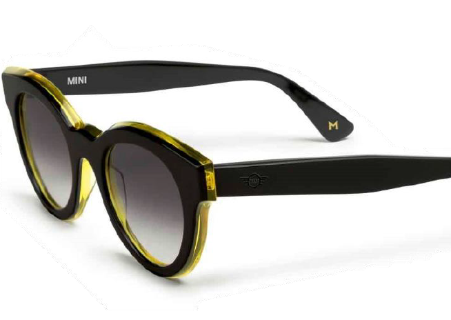 MINI Zonnebril Panto zwart / geel