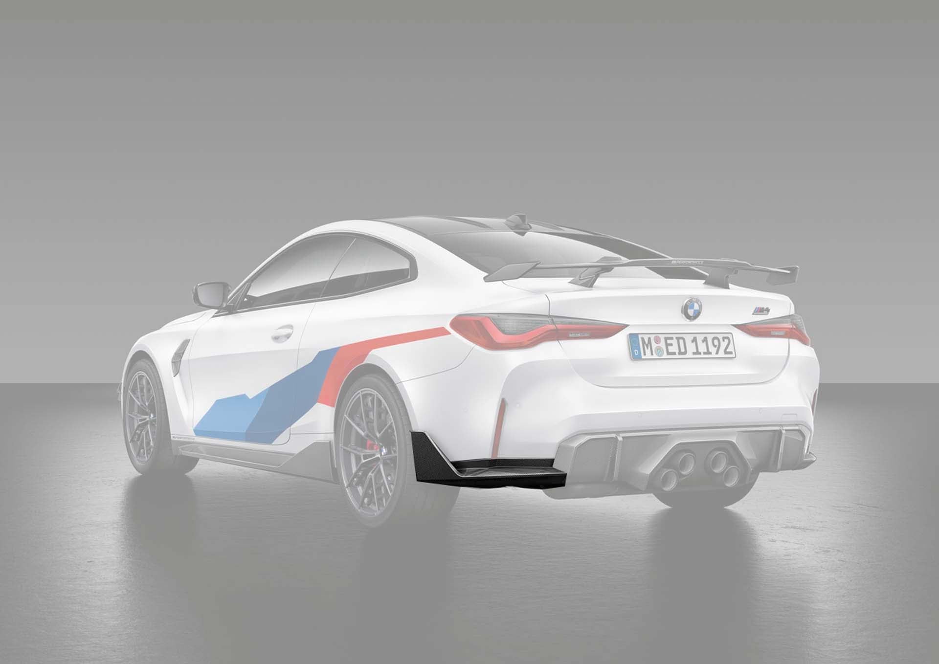 Achtervleugel BMW M Performance, detail