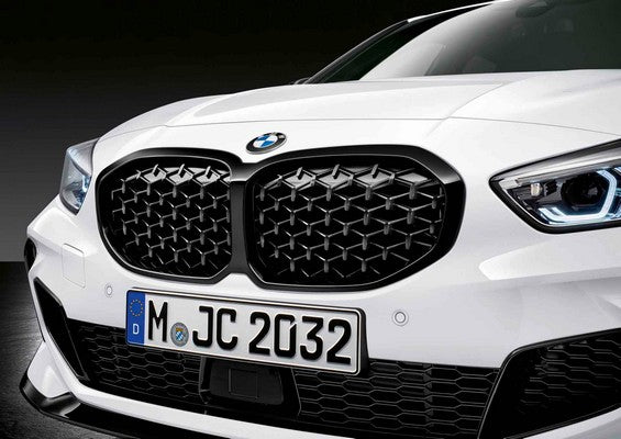 BMW M Performance zwarte nier voor 1 Serie