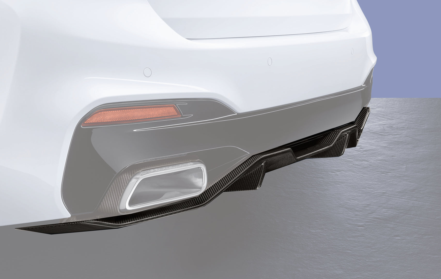 M Performance Bumper + Diffusor Carbon BMW 5 Serie