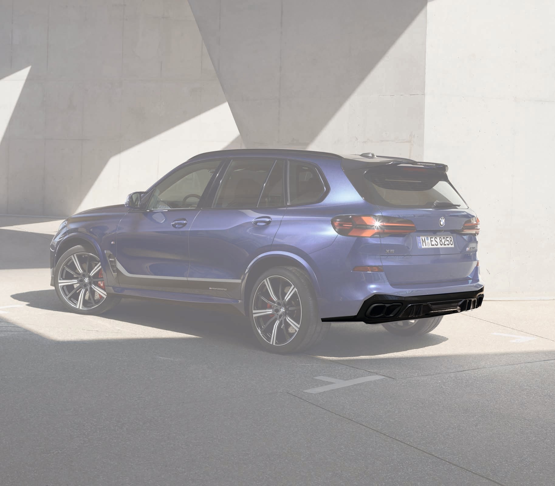 M Performance achterdiffusor carbon BMW X5