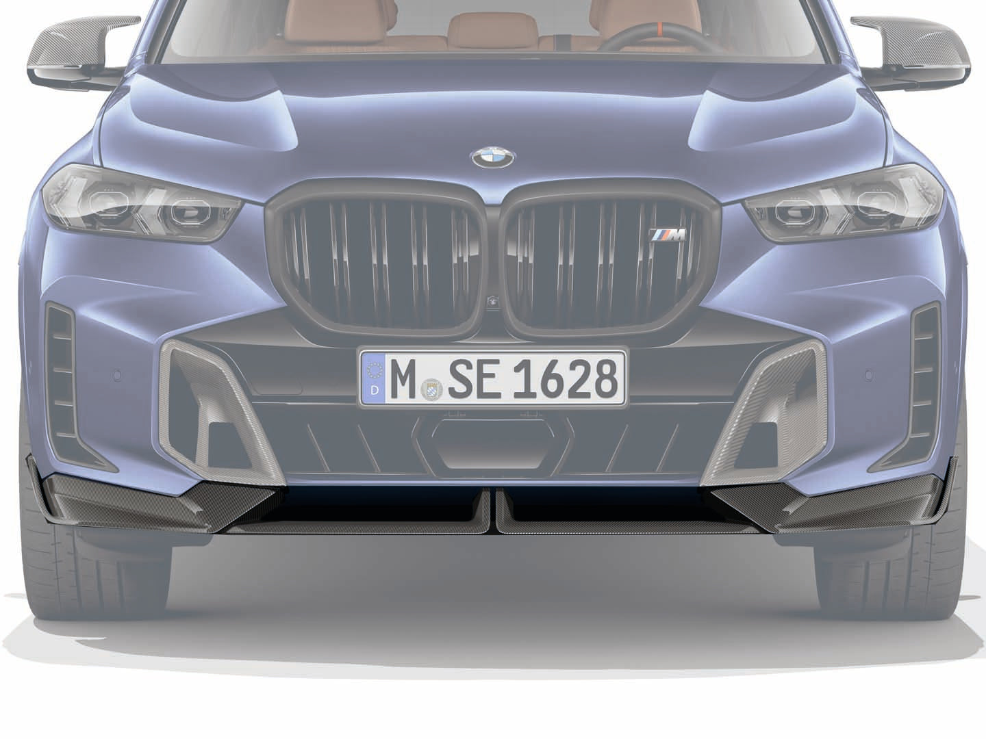 Frontsplitter M Performance X5. uitgelicht