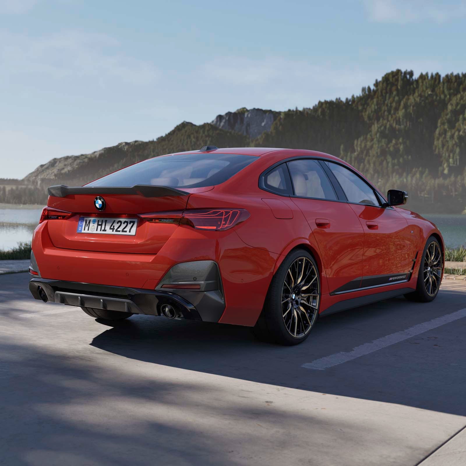 M Performance folie frozen black BMW 4 serie
