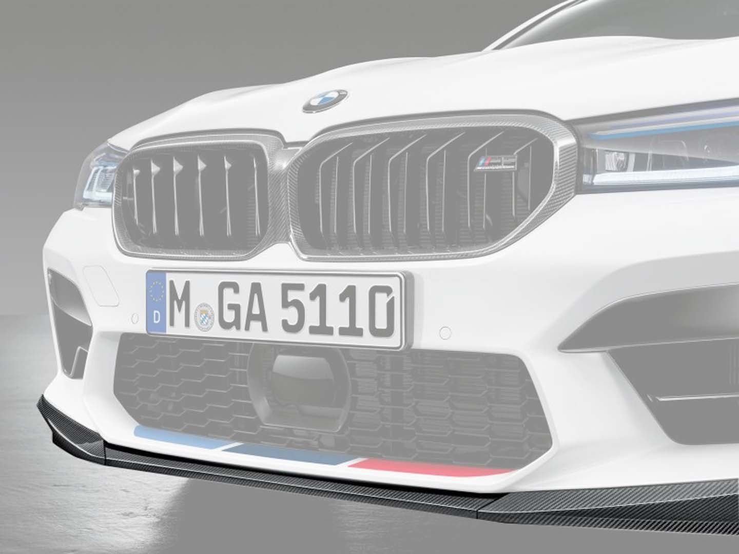 M Performance frontsplitter set carbon BMW M5 LCI