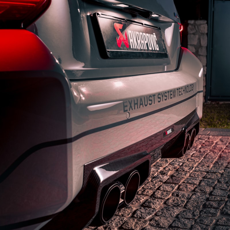 Akrapovič Carbon Tail Pipe set voor M2 Coupé (G87)-OPF/GPF