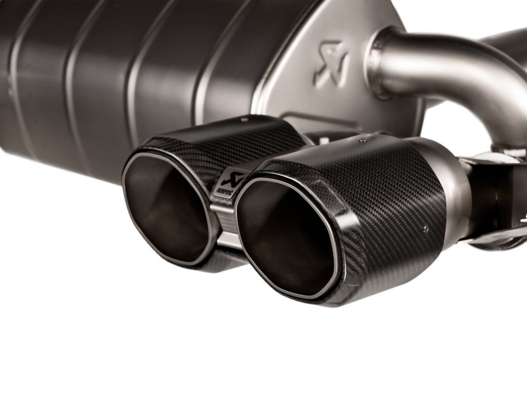 Akrapovič Carbon Tail Pipe set voor M2 Coupé (G87)-OPF/GPF