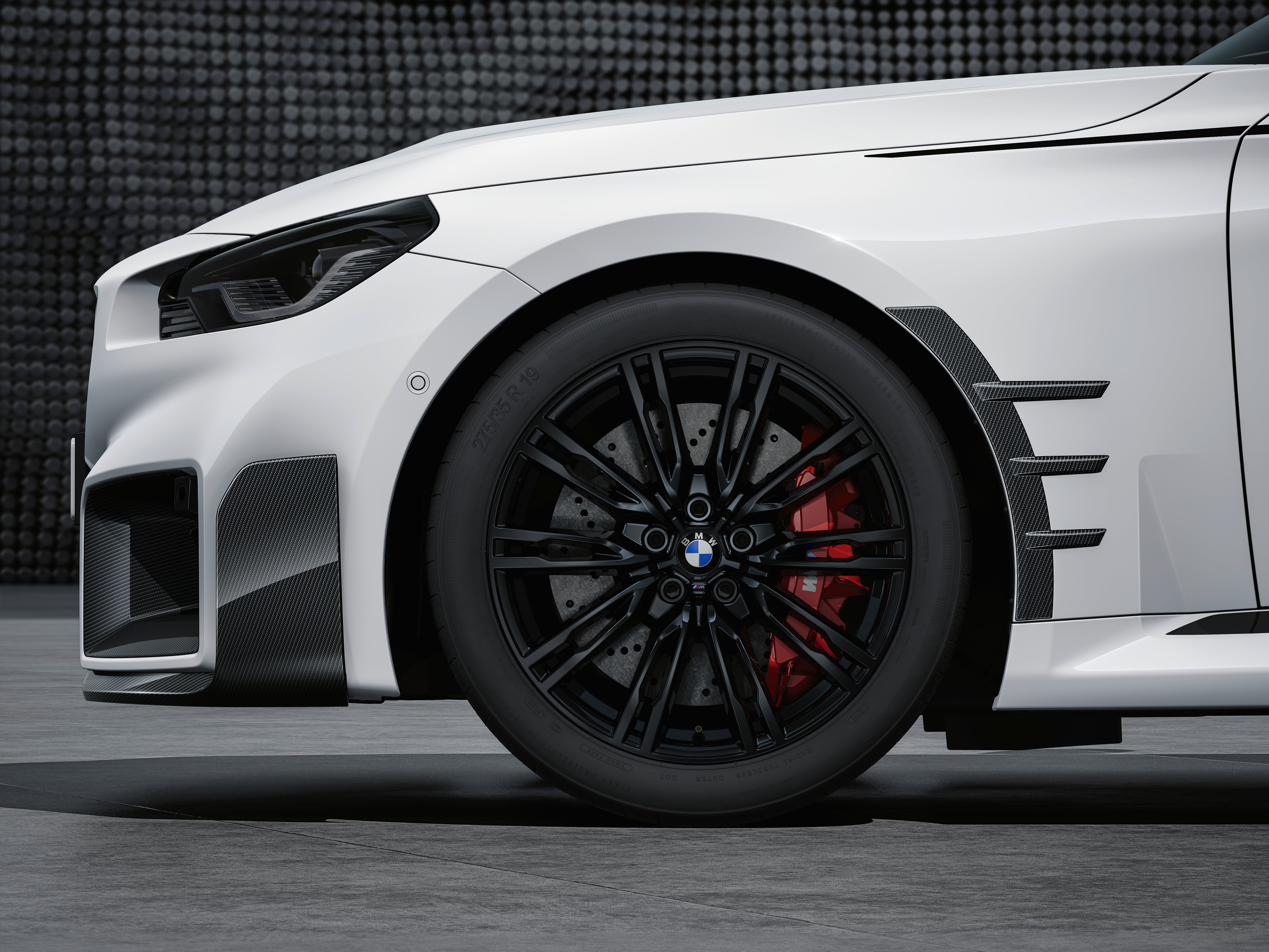M Performance zijvleugel set voorkant carbon BMW M2