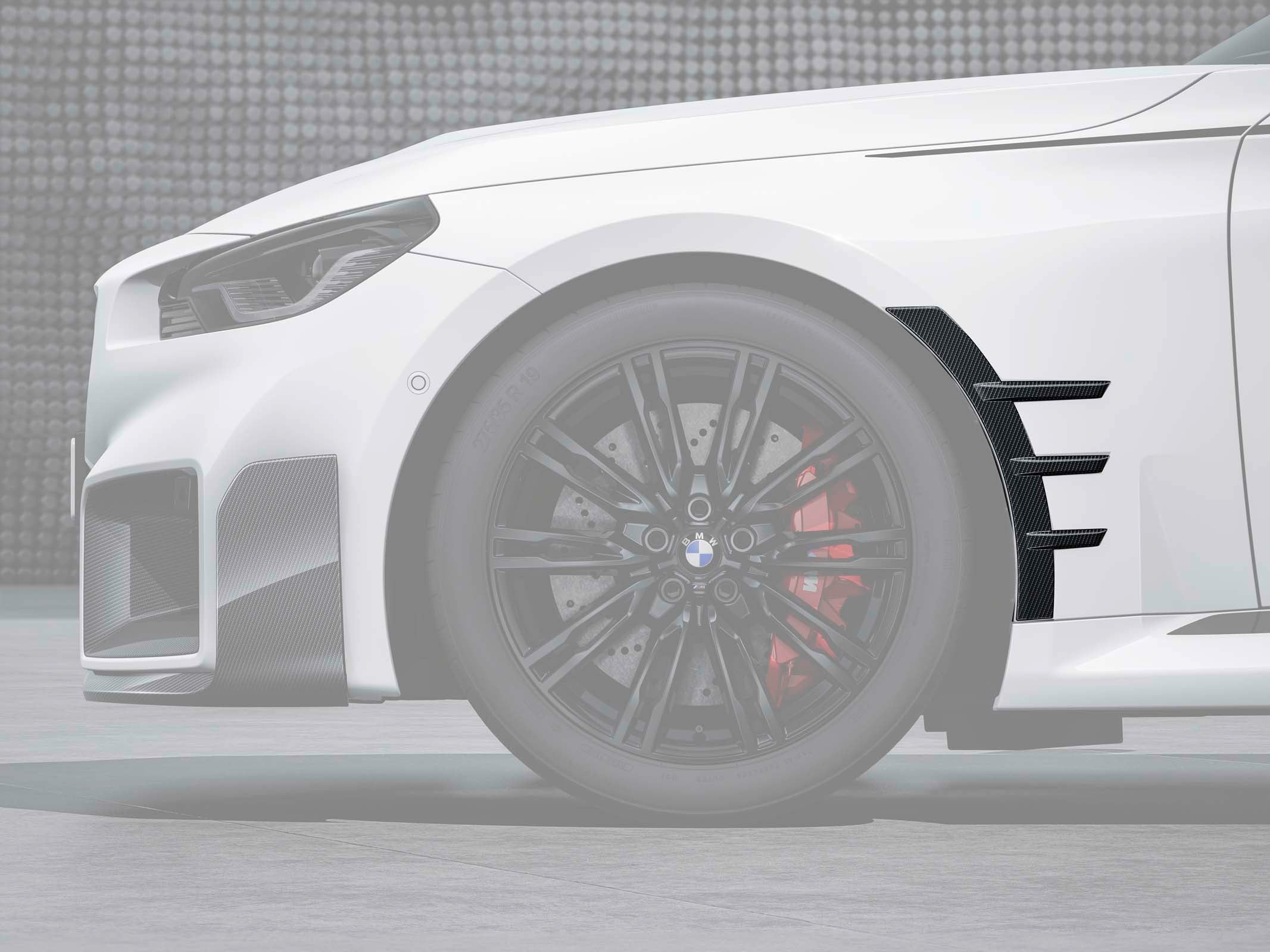 M Performance zijvleugel set voorkant carbon BMW M2