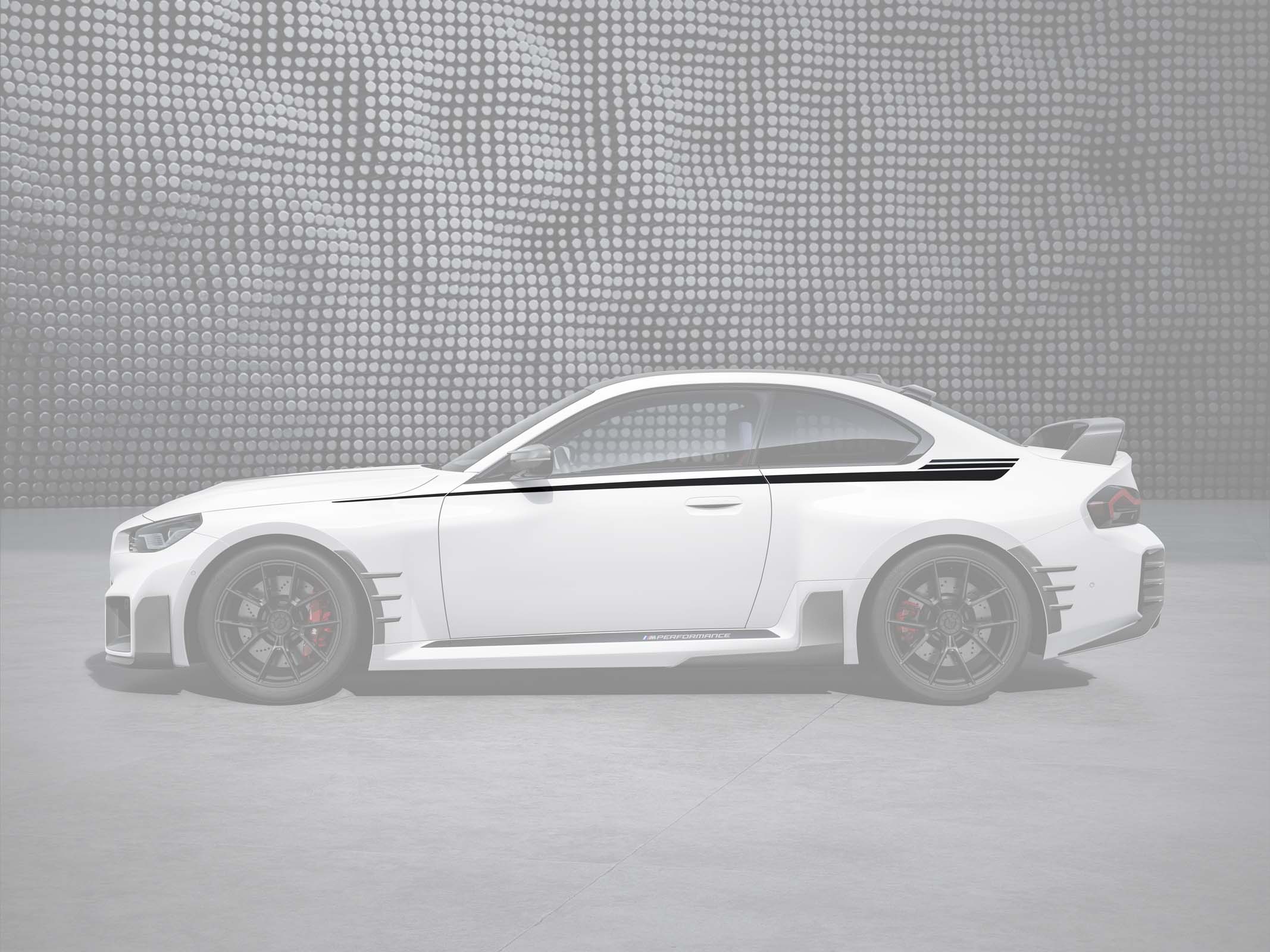 M Performance folie zijwand set voorkant BMW M2