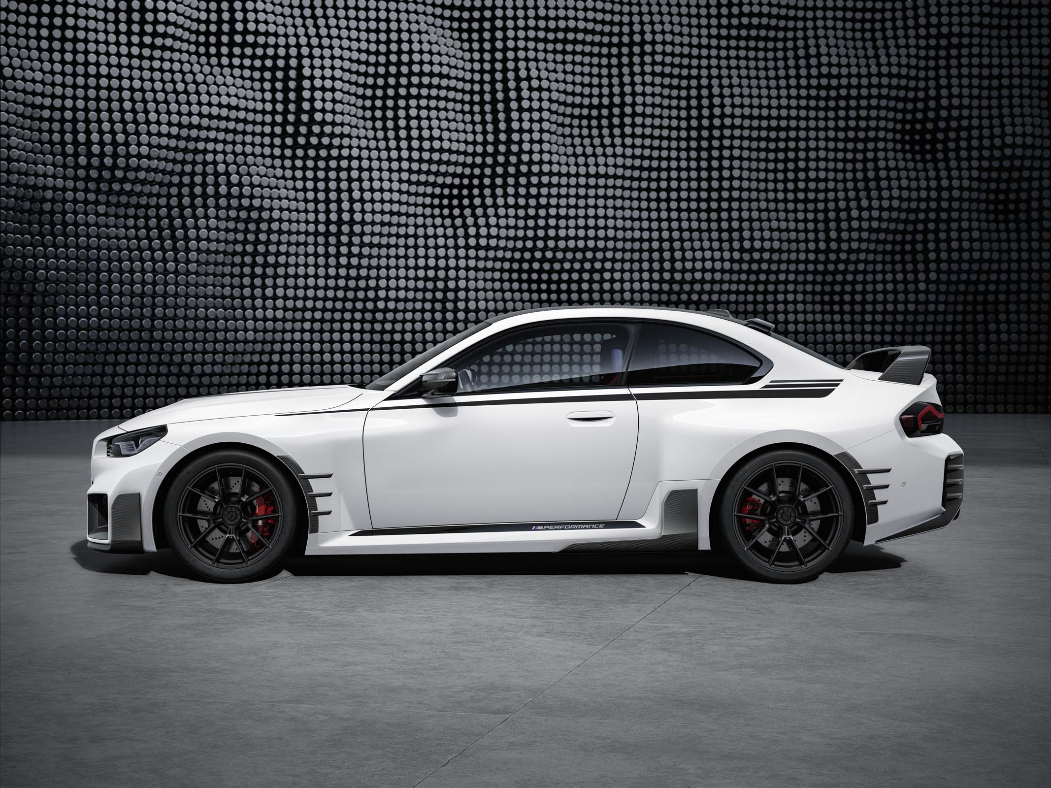M Performance folie zijwand set voorkant BMW M2