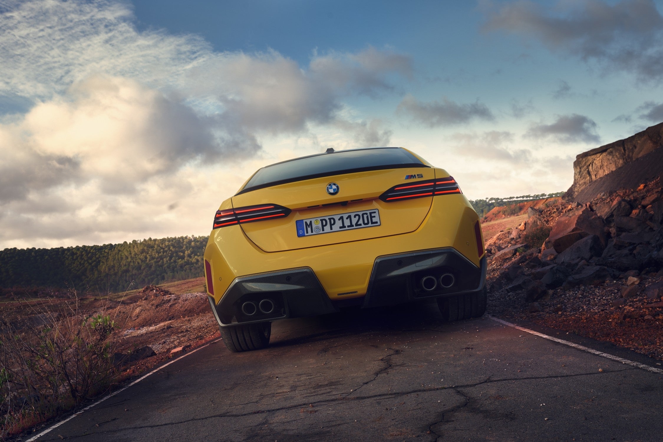 Diffusor BMW M5, achterkant