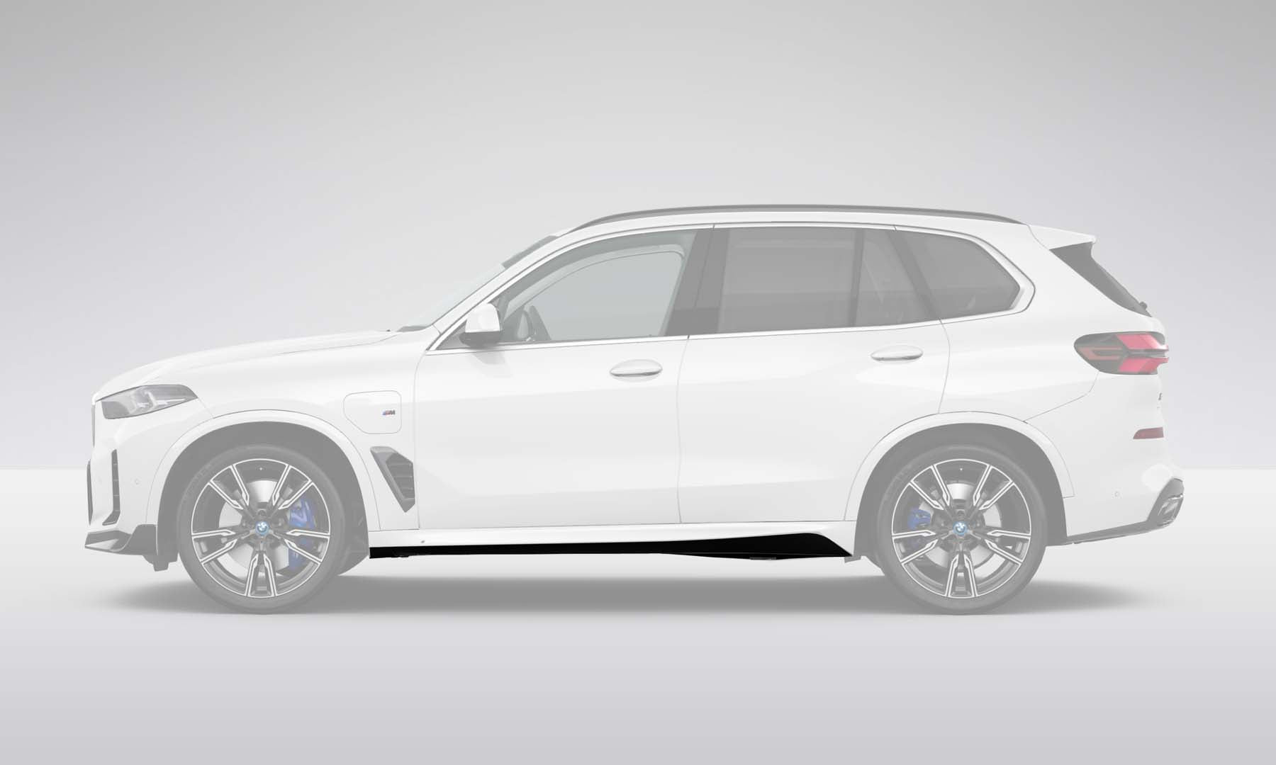 Side skirt folie X5, uitgelicht