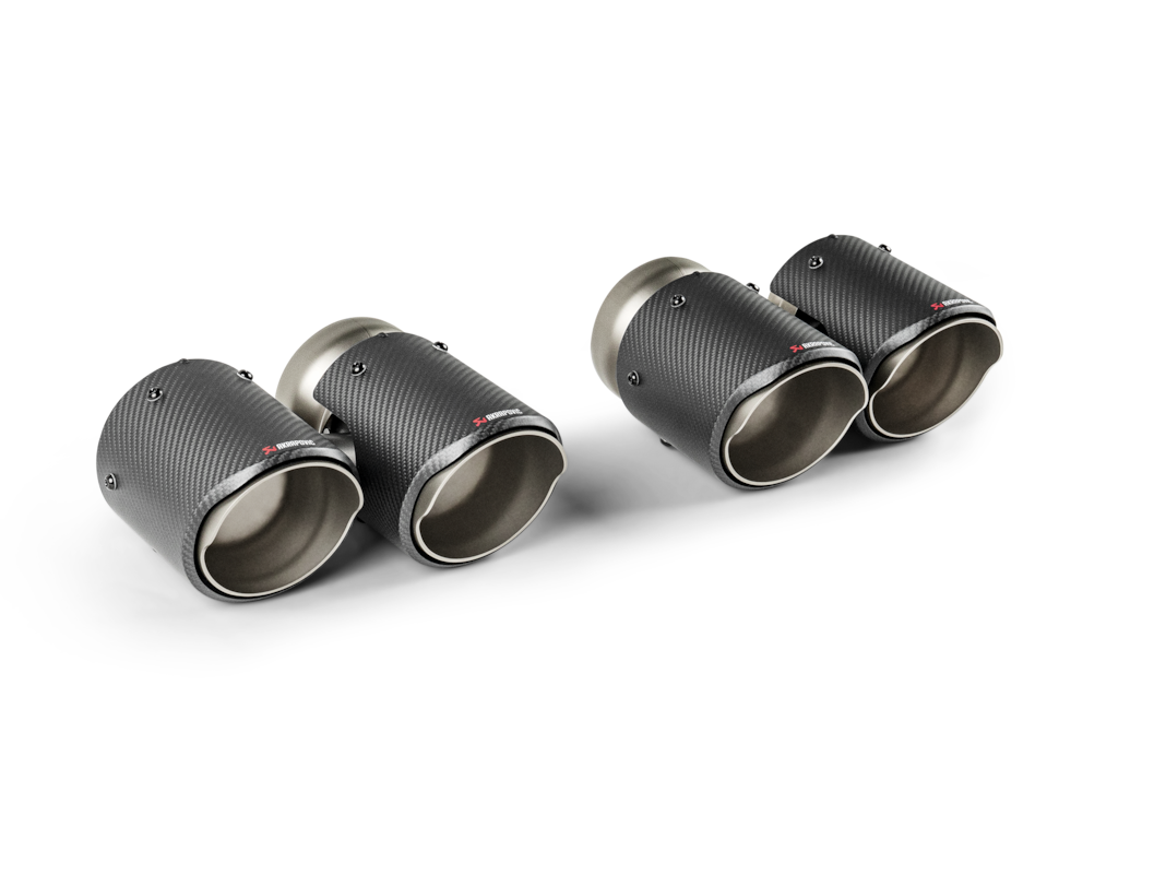 Tail pipe set carbon Akrapovic, 1