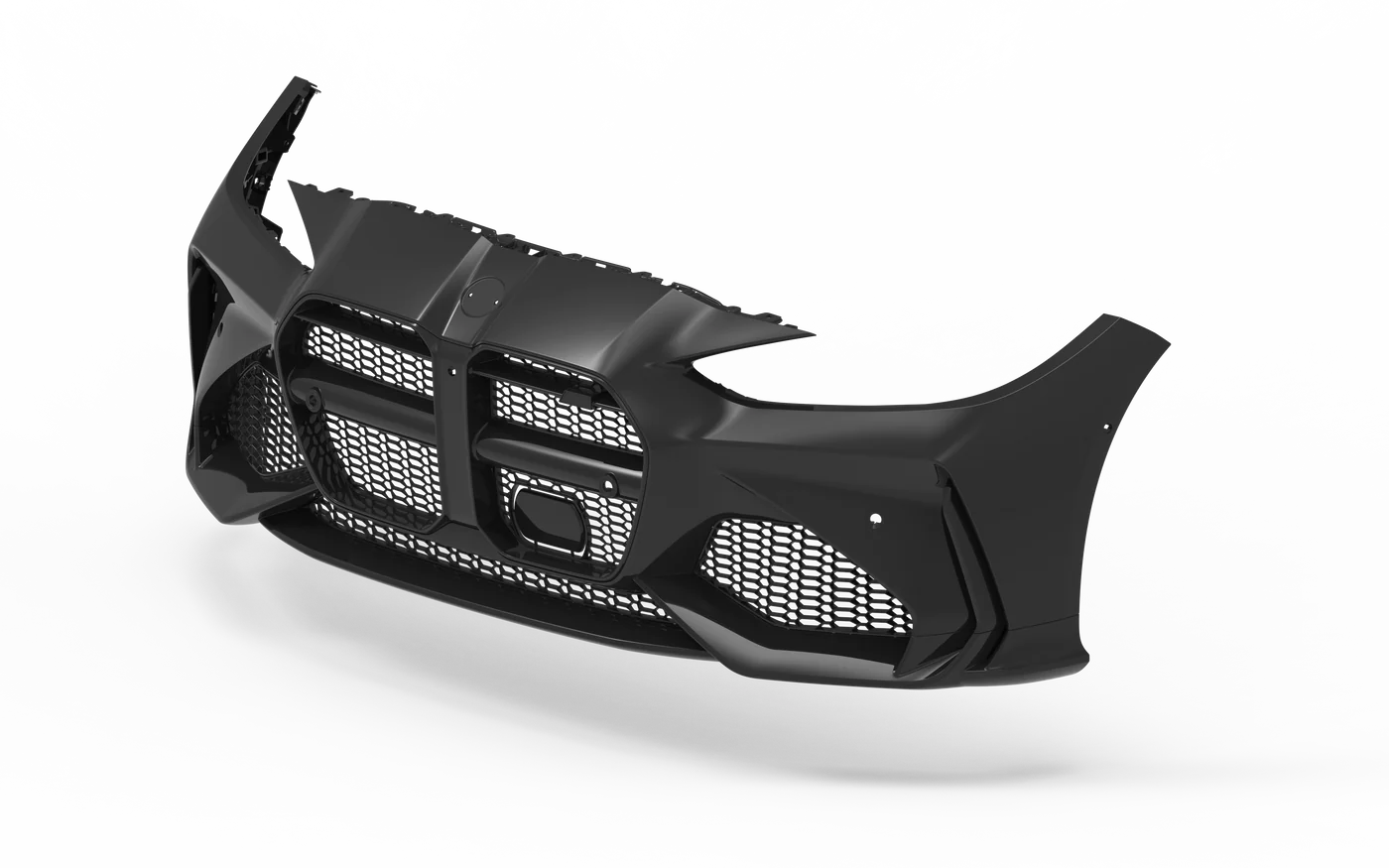 ADRO front bumper en front splitter van carbon voor de M3/M4