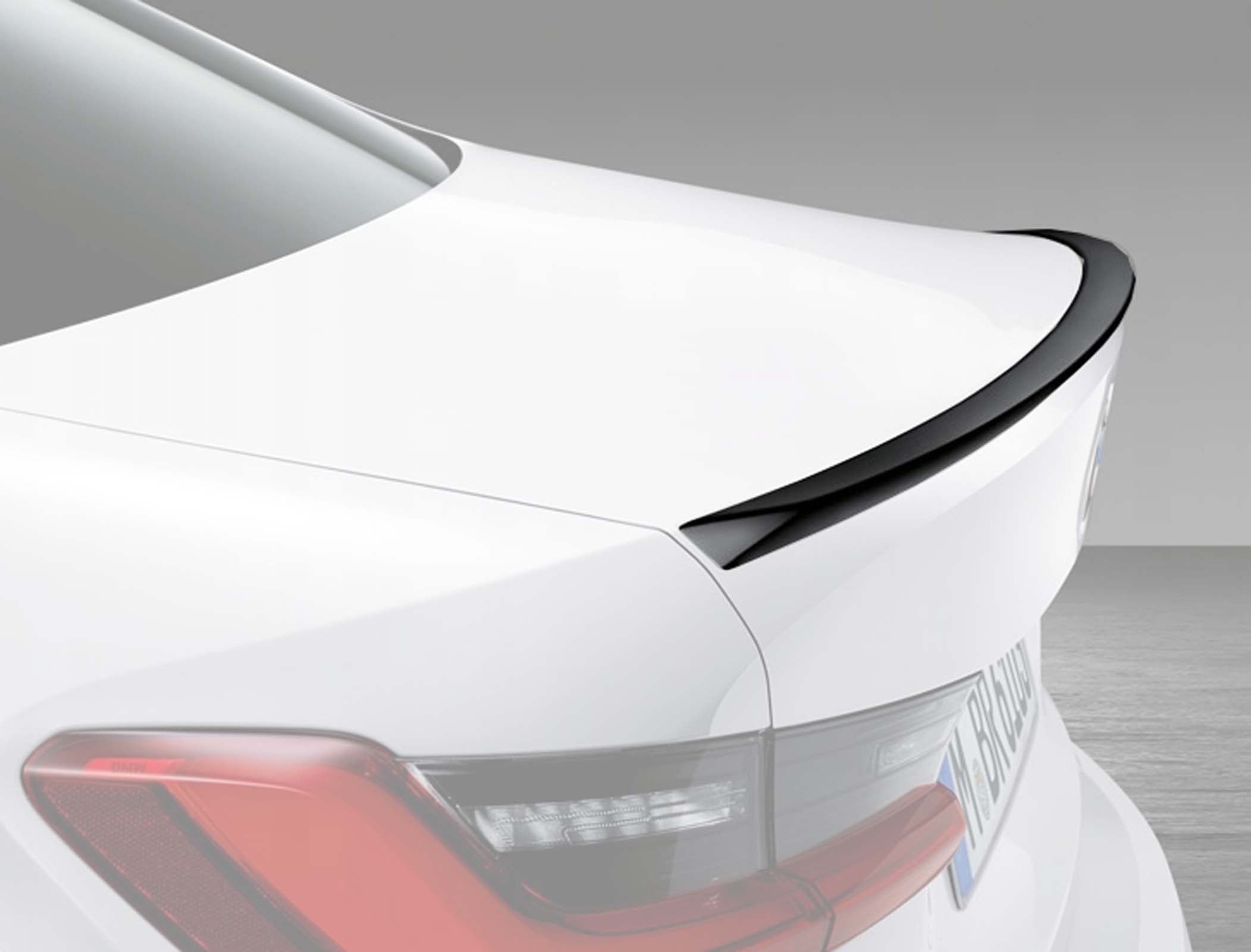 M Performance achterspoiler matzwart BMW 3 serie