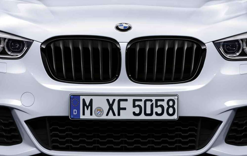 BMW M Performance Grille Zwart voor X1