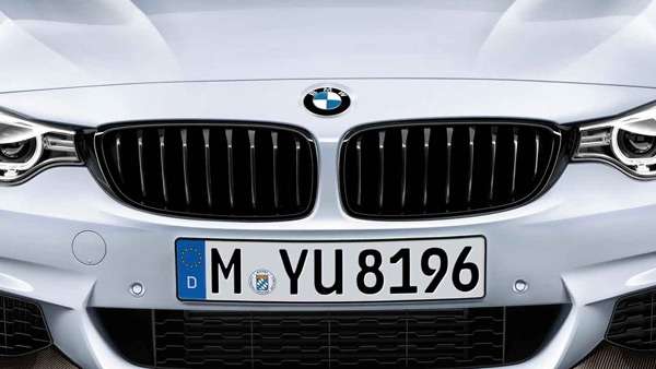 BMW M Performance Grille Zwart voor 3 Serie