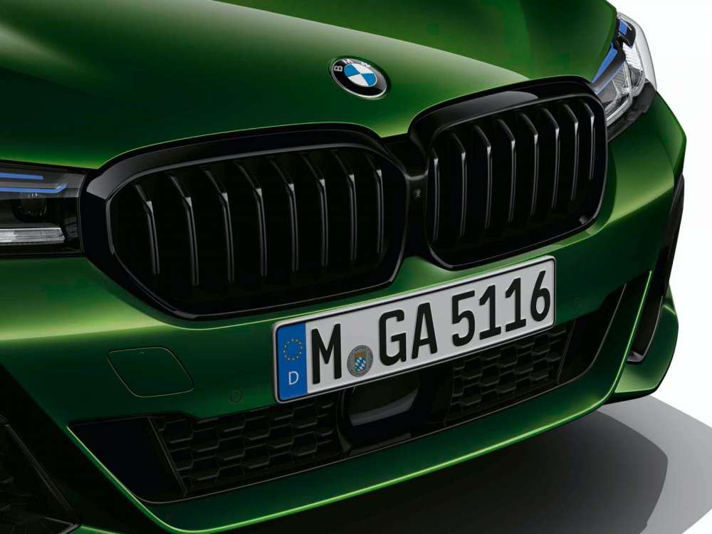 BMW M Performance Shadow Line grille met uitsparing ICAM voor 5 Serie