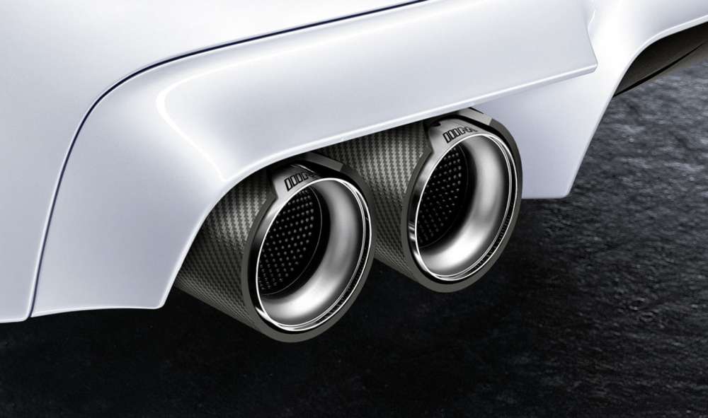 BMW M Performance carbon uitlaatsierstuk (1 stuk) 5/ 6 serie