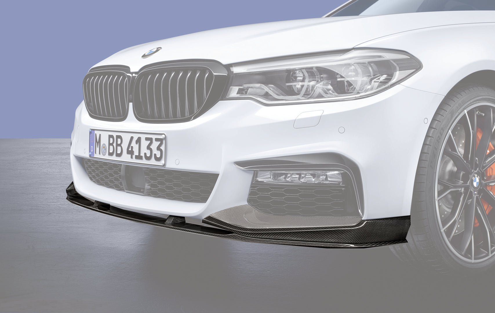 M Performance frontsplitter set carbon BMW 5 Serie