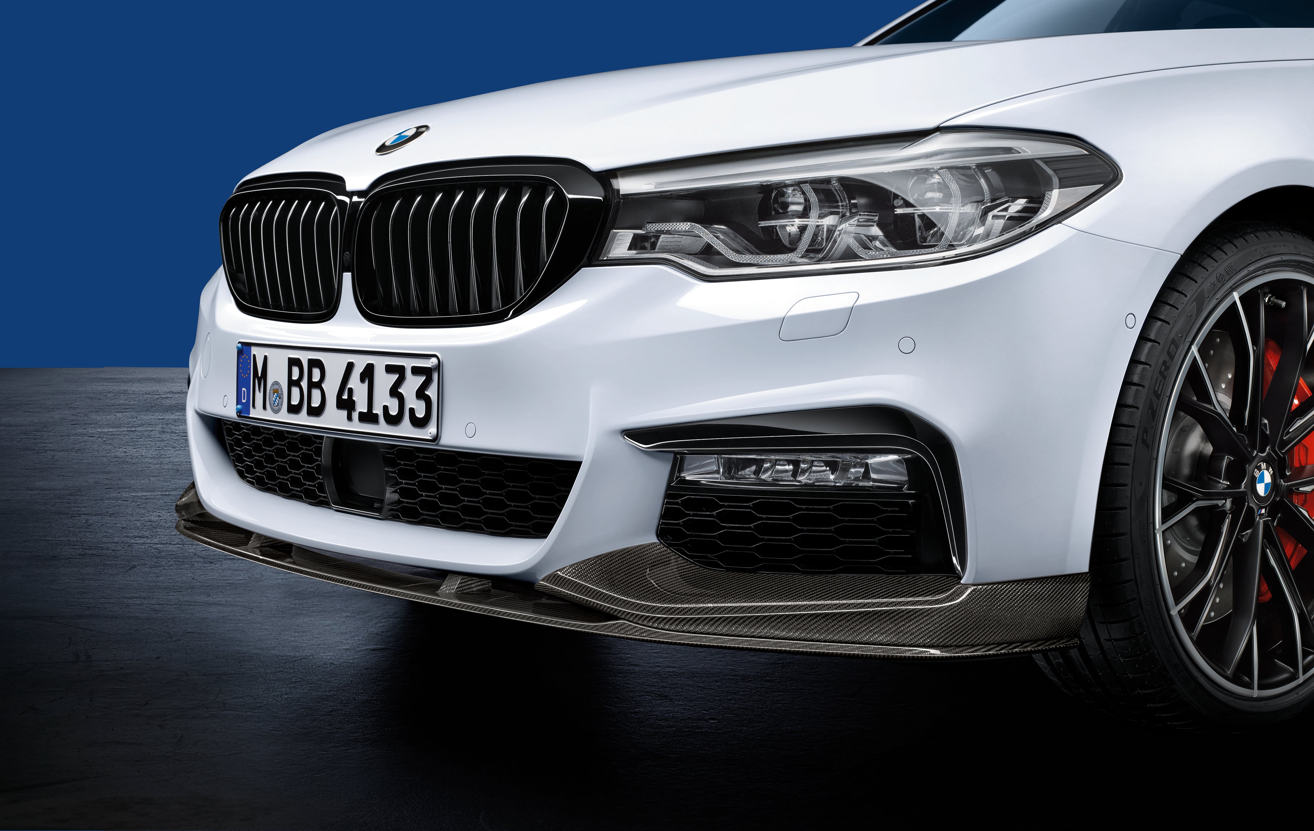 M Performance frontsplitter set carbon BMW 5 Serie