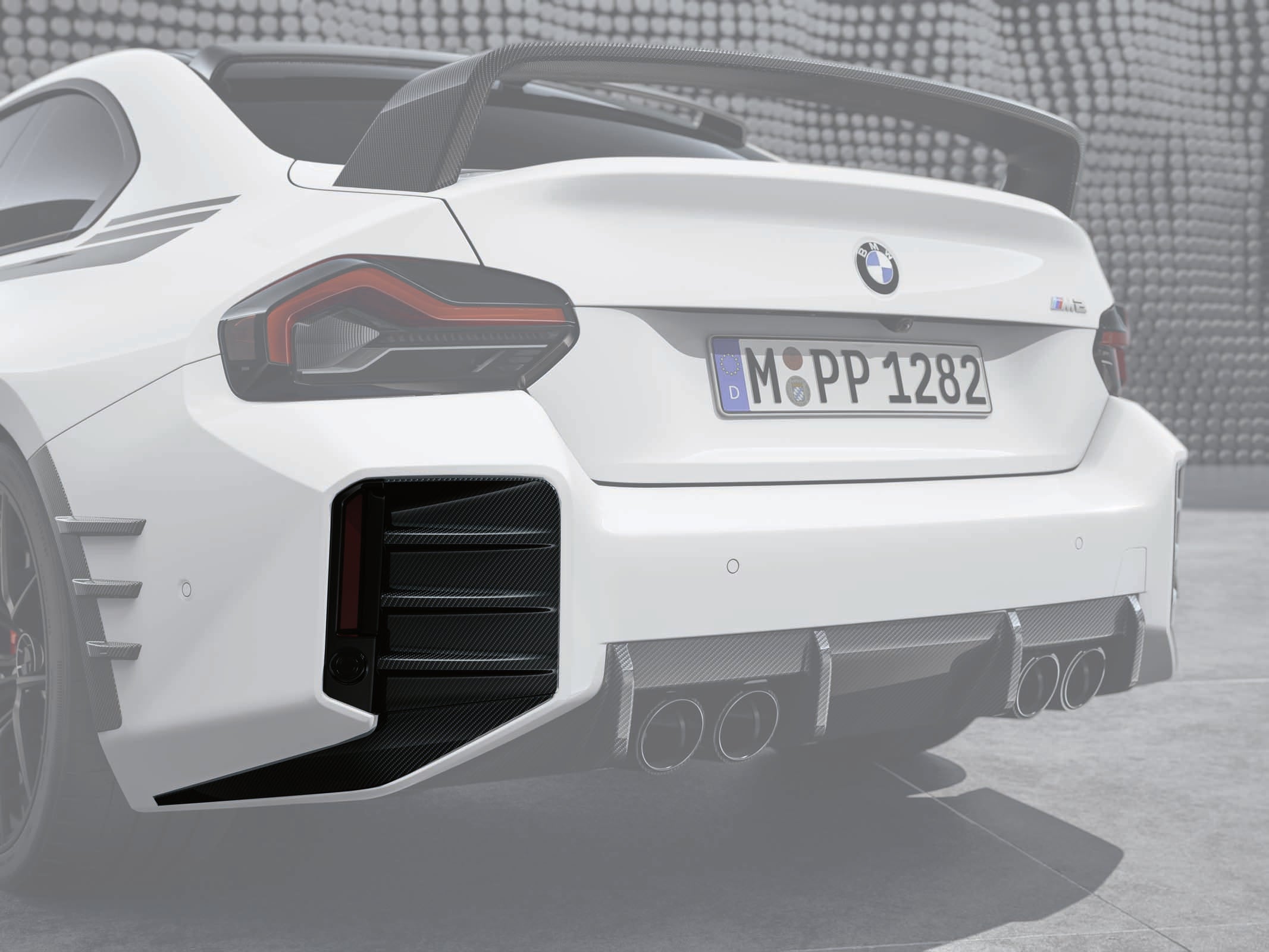 M Performance achterstuk set carbon BMW M2