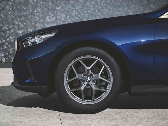 BMW M Performance 18" Lichtmetalen Velg Y-Spaak 932 M (Lightning Grey) Winterwiel Compleet voor 5 Serie/ i5