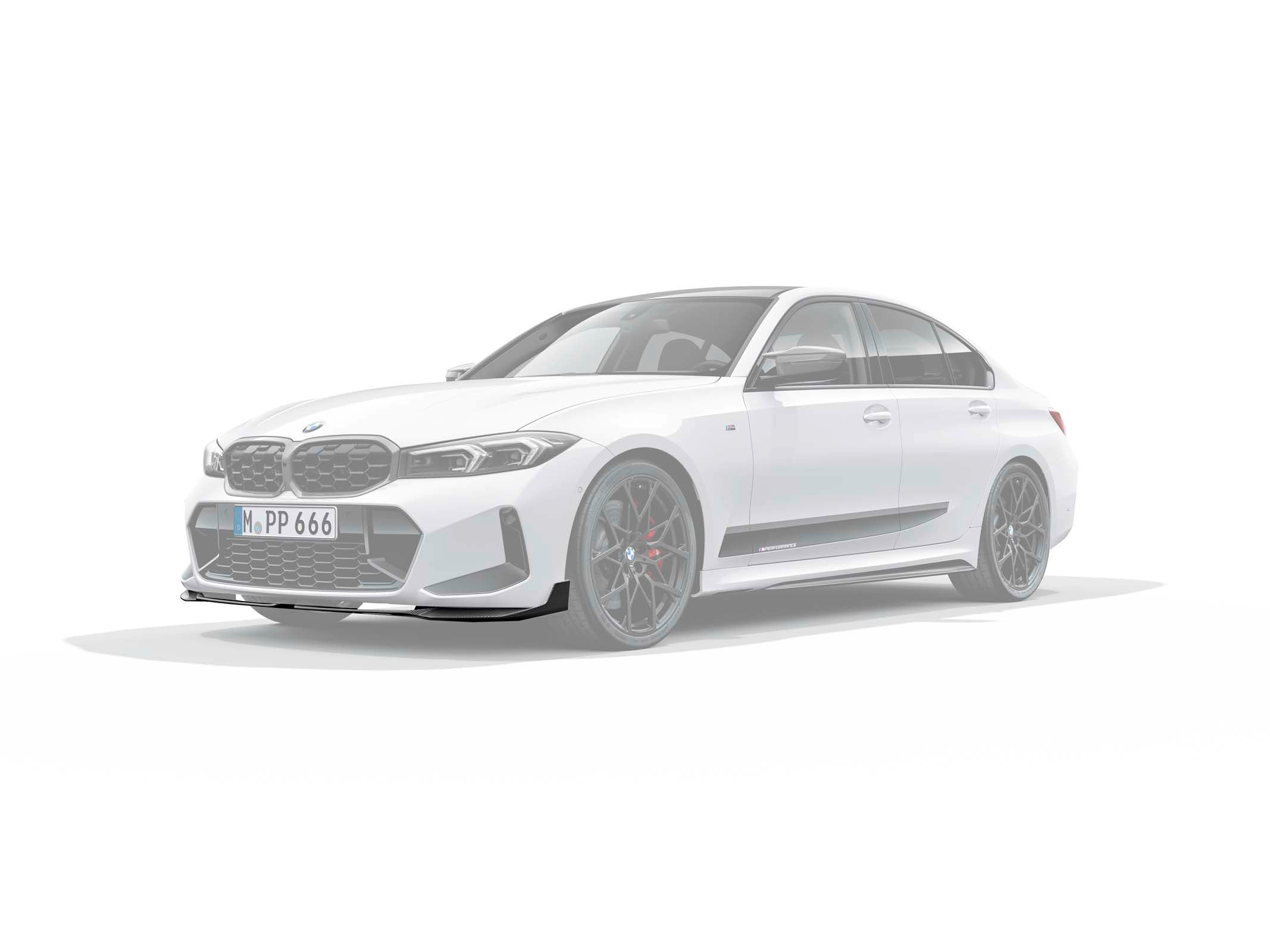 M Performance frontsplitter set carbon BMW 3 serie