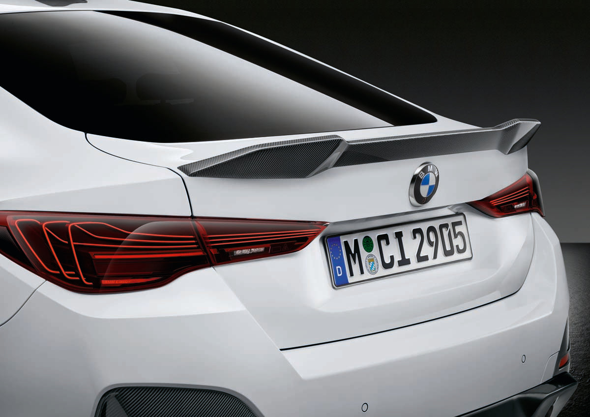 M Performance achterspoiler carbon BMW 4 serie