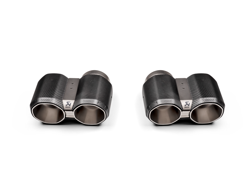 Akrapovič Carbon Tail Pipe set voor M2 Coupé (G87)-OPF/GPF