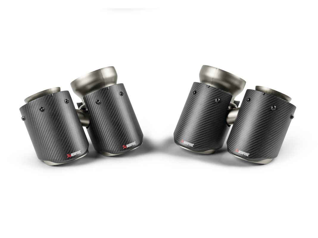 Tail pipe set carbon Akrapovic, 2