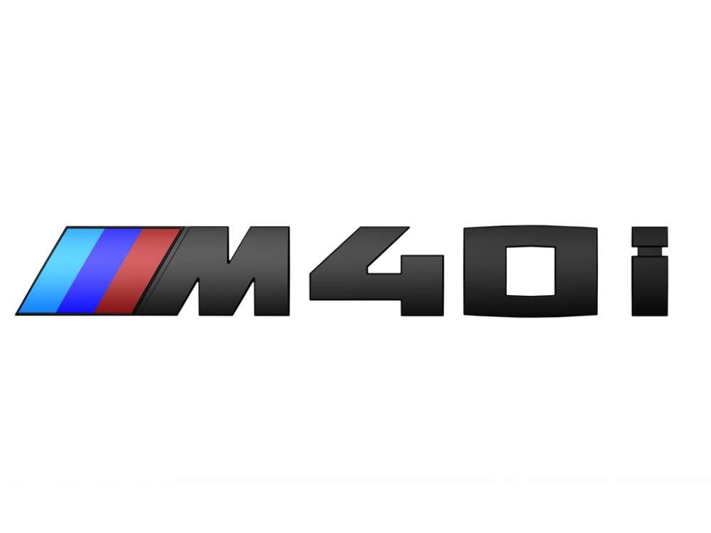 BMW M Performance hoogglans opschrift 'M40i' voor X4
