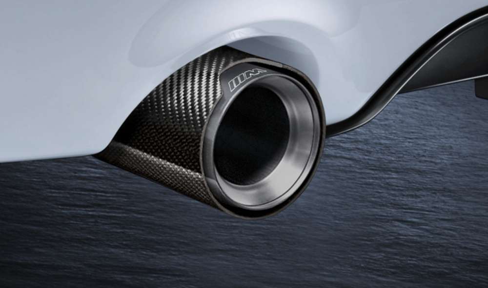 BMW M Performance carbon uitlaat sierstuk voor 2 t/m 6 Serie