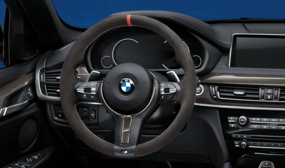 BMW M Performance stuurhoes Carbon voor 2, 5, 6 Serie, X1/ X2