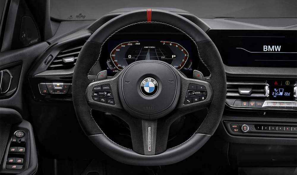 BMW M Performance stuurhoes van leer/carbon voor 5, 6, 8 Serie, M5, X3M t/m X6M, X3 t/m X7