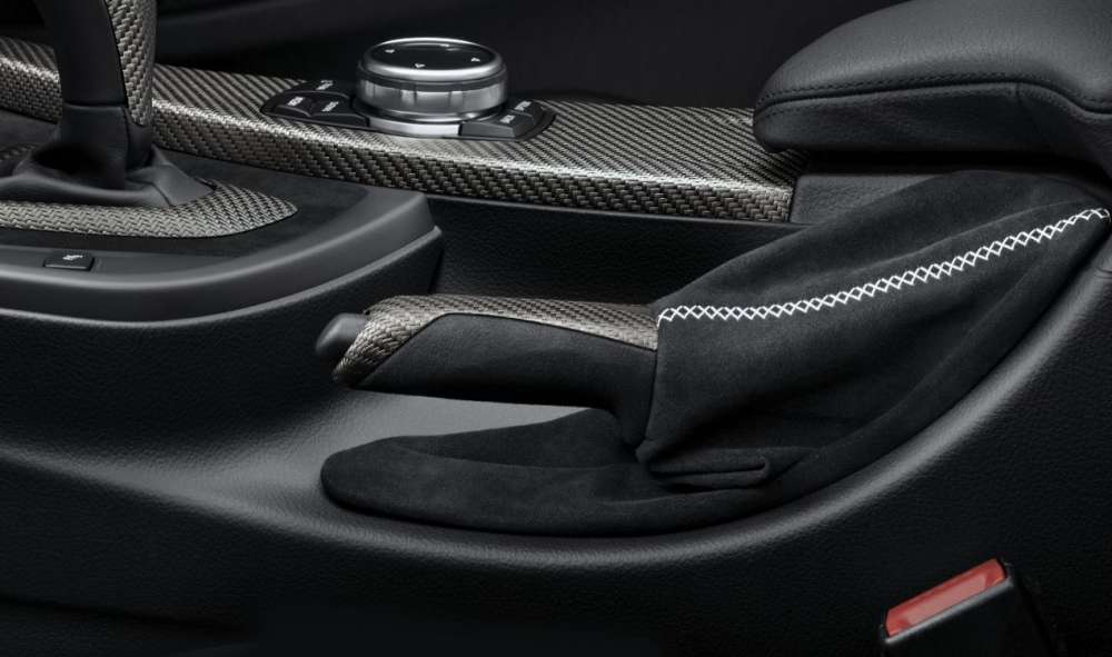 BMW M Performance handrem greep Carbon/Alcantara voor 3 en 4 Serie
