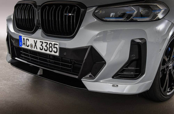 AC Schnitzer front splitter in glanzend zwart voor BMW X4 met M M-aerodynamisch pakket