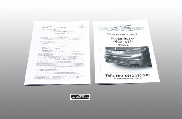 AC Schnitzer rear diffuser voor BMW 5 Serie met M-sport pakket/ techniek