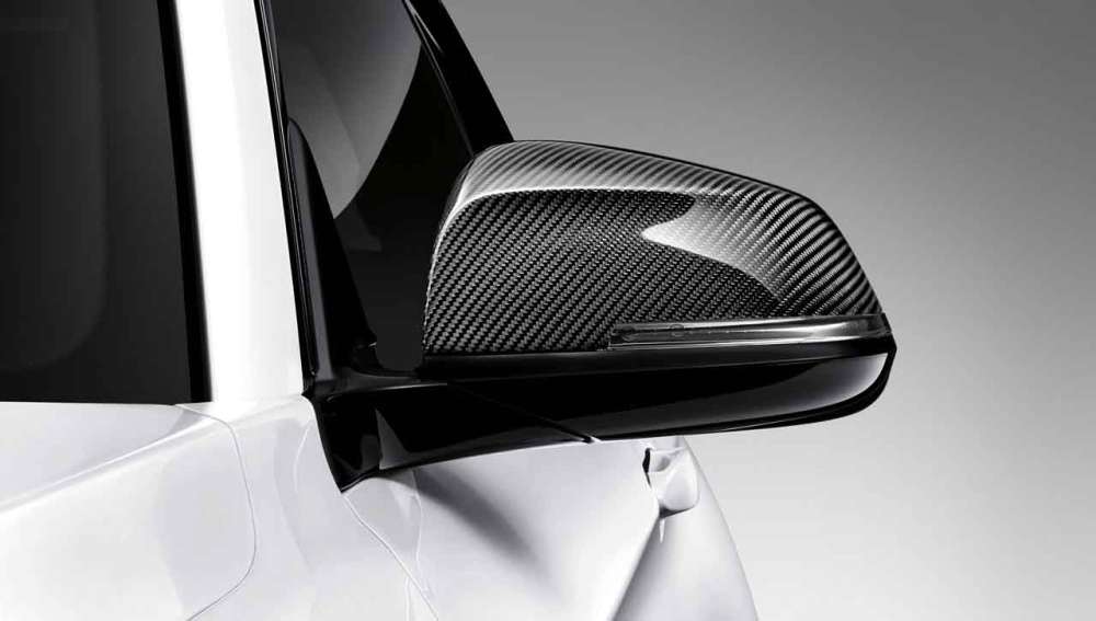 BMW M Performance buitenspiegelkappen carbon 1 t/m 4 Serie, M2, X1