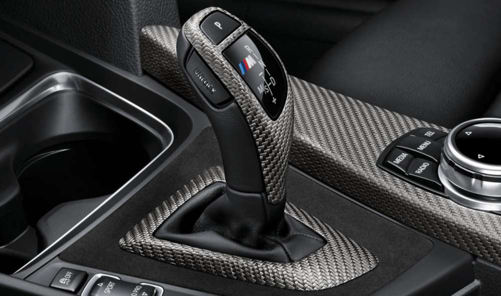 BMW M Performance Middenconsole Afdekking in Alcantara/Carbon voor M3/ M4