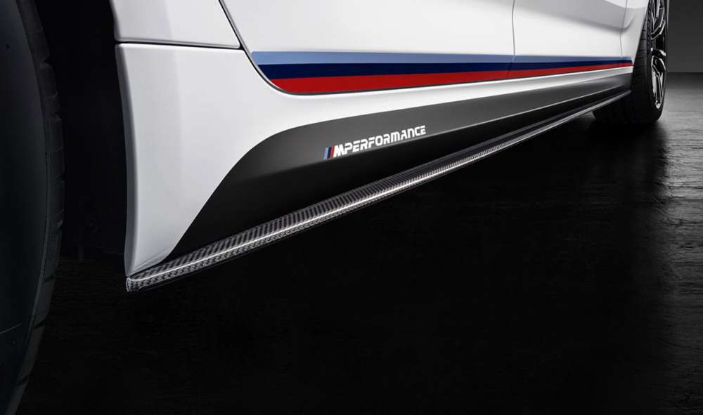 BMW M Performance Carbon sideskirt folies rechts voor 5 Serie