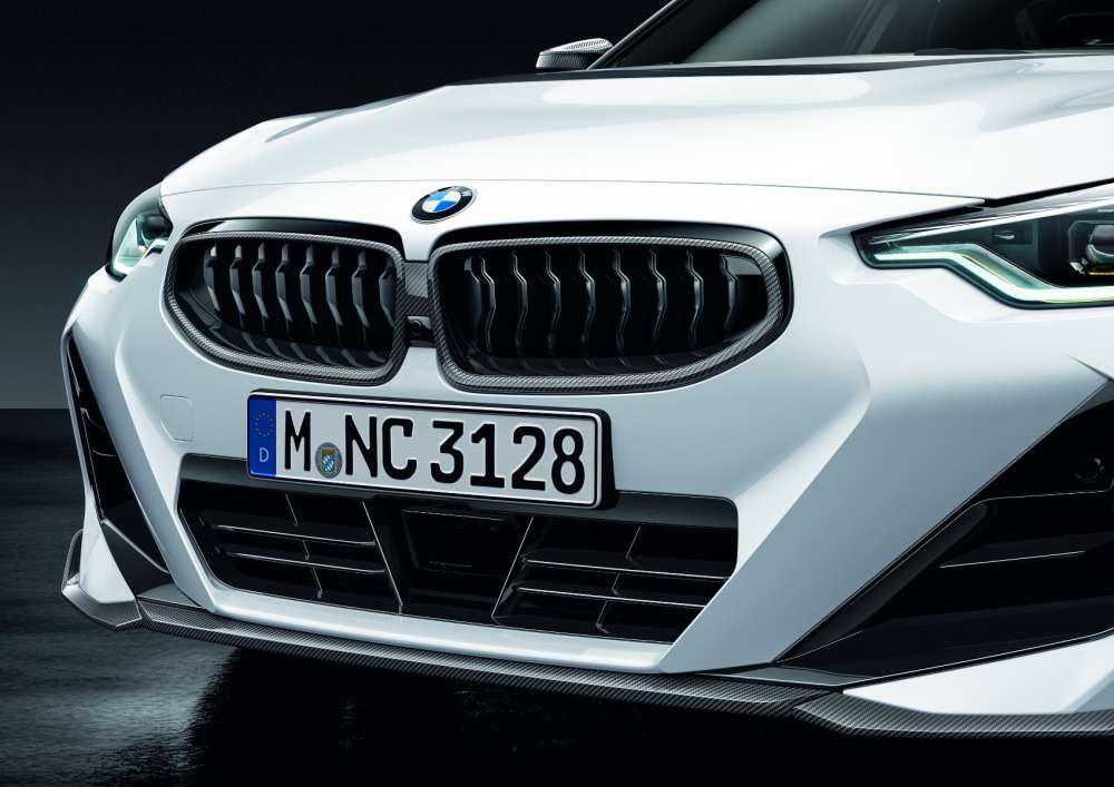 BMW M Performance frontsplitter in carbon voor 2 serie