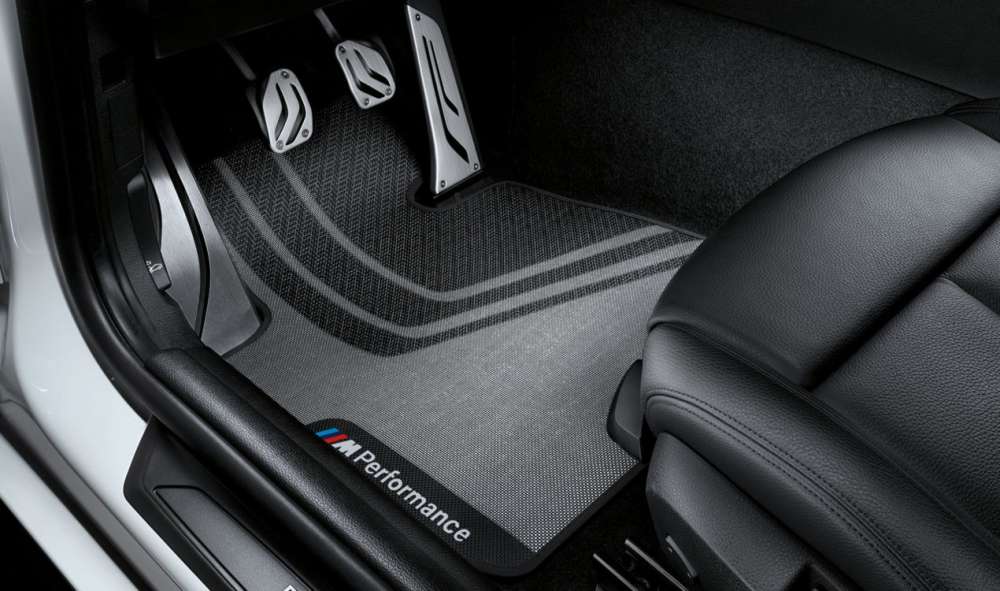 BMW M Performance vloermatten voor 4 Serie + M4 (achter)