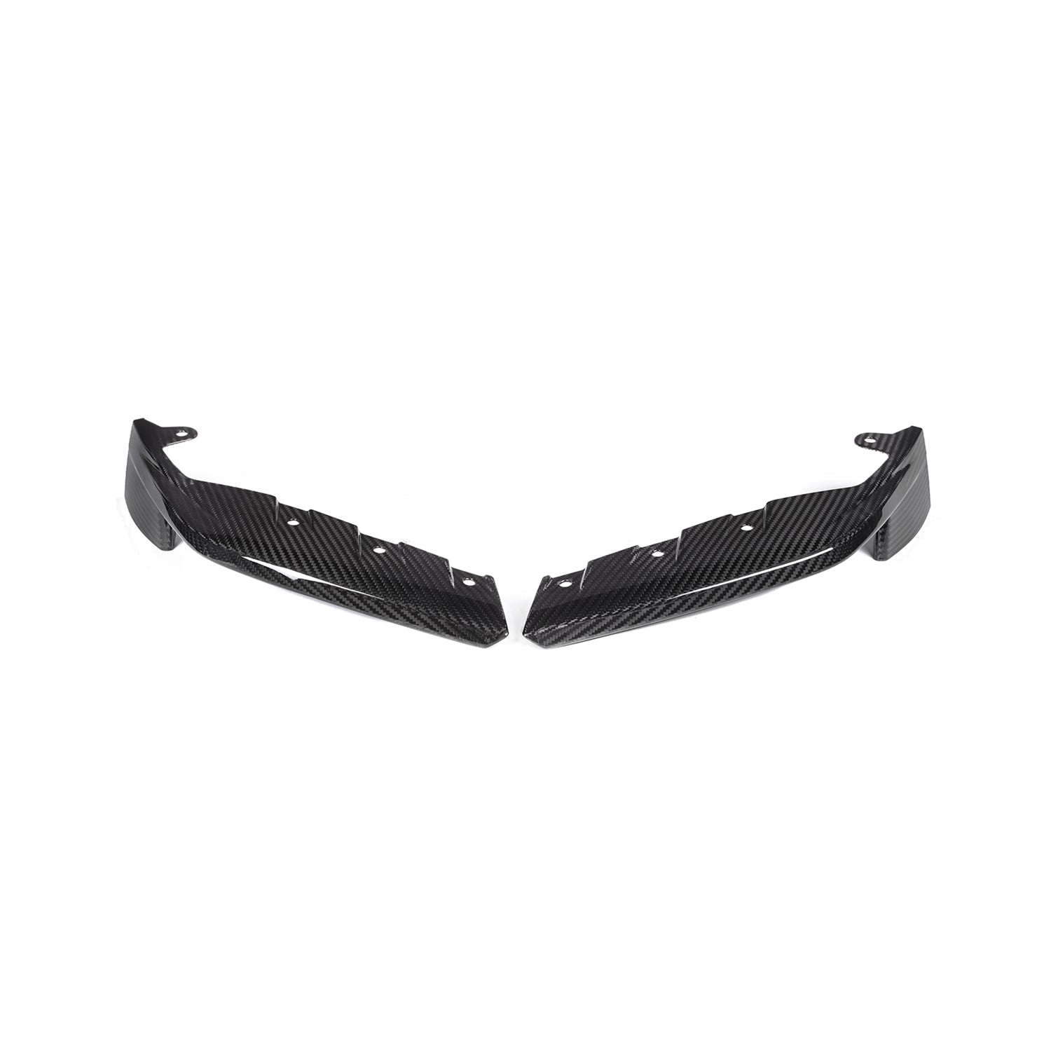 MHC+ BMW M3/M4 OEM Style Replacement Front Side Splitters In Pre Preg Carbon Fibre (G80/G82/G83)-R44 Performance