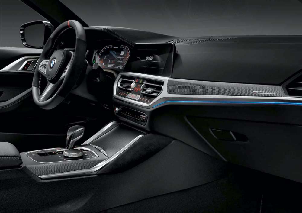 BMW M Performance interieurpanelen carbon/Alcantara 2 t/m 4 Serie, M3/M4, i4