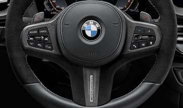BMW M Performance stuurhoes van leer/carbon voor 5, 6, 8 Serie, M5, X3M t/m X6M, X3 t/m X7