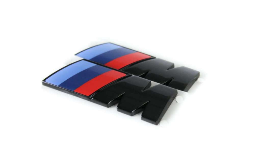 BMW M Performance logo's voor spatborden voor 1 t/m 3 serie X3/X4 + Z4