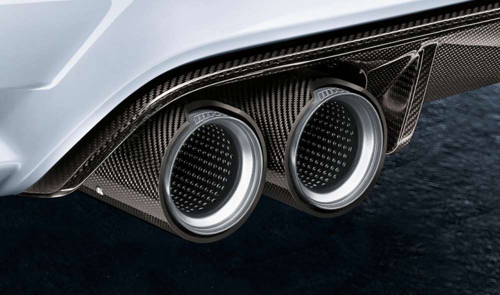BMW M Performance uitlaat sierstuk carbon voor M3 + M4